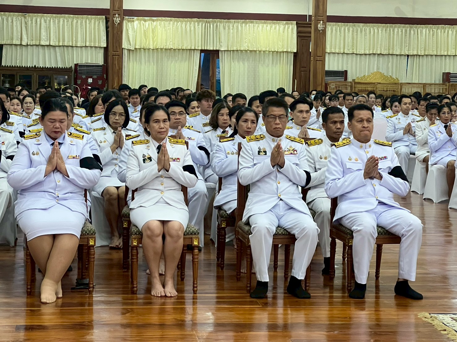 title - ส.ป.ก.พิษณุโลก ร่วมพิธีบำเพ็ญกุศลสวดพระอภิธรรม เพื่ออุทิศถวายพระกุศลแด่ สมเด็จพระเจ้าลูกเธอ เจ้าฟ้าพัชรกิติยาภา นเรนทิราเทพยวดี กรมหลวงราชสาริณีสิริพัชร มหาวัชรราชธิดา 